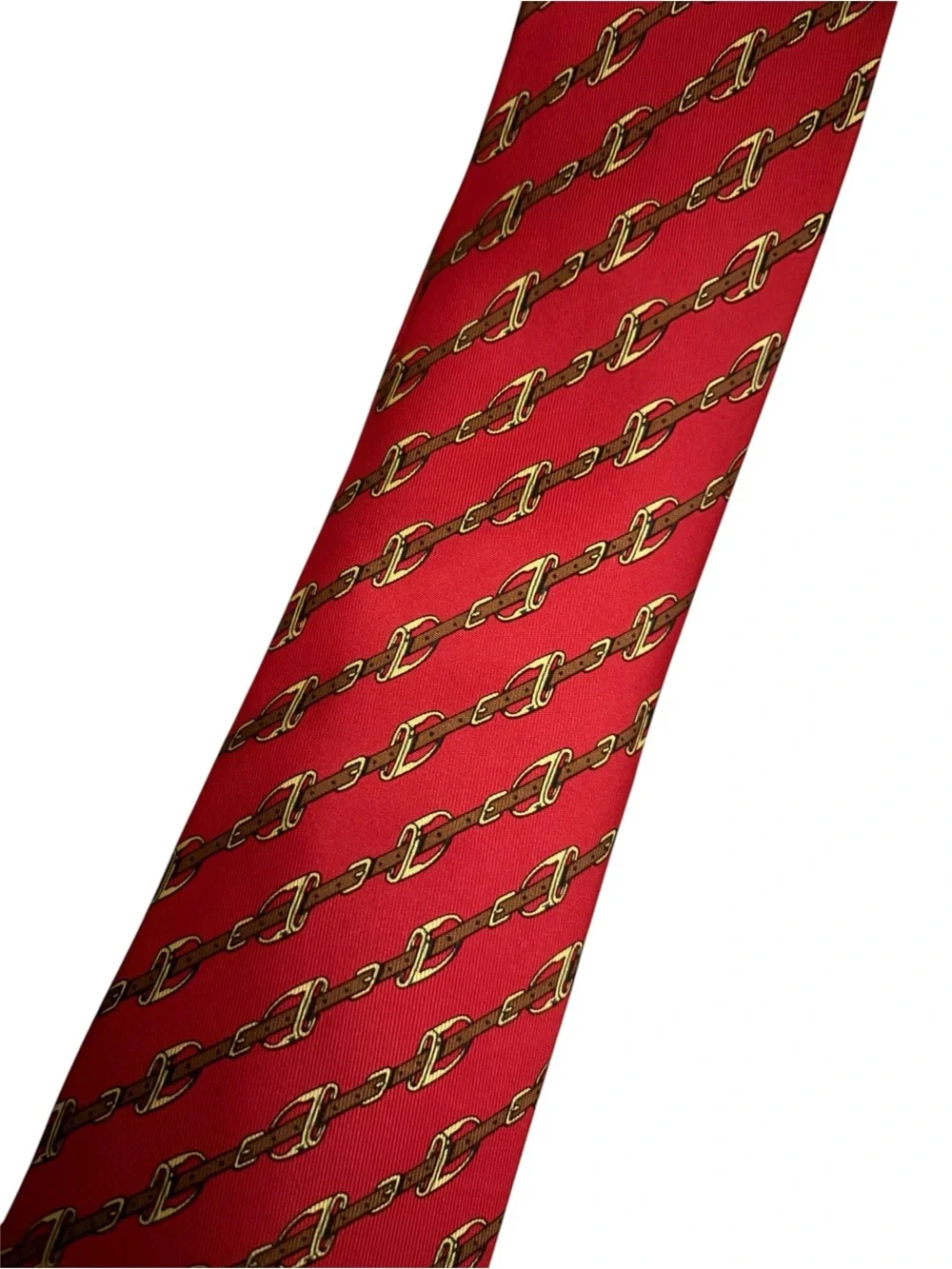HERMÈS silk tie